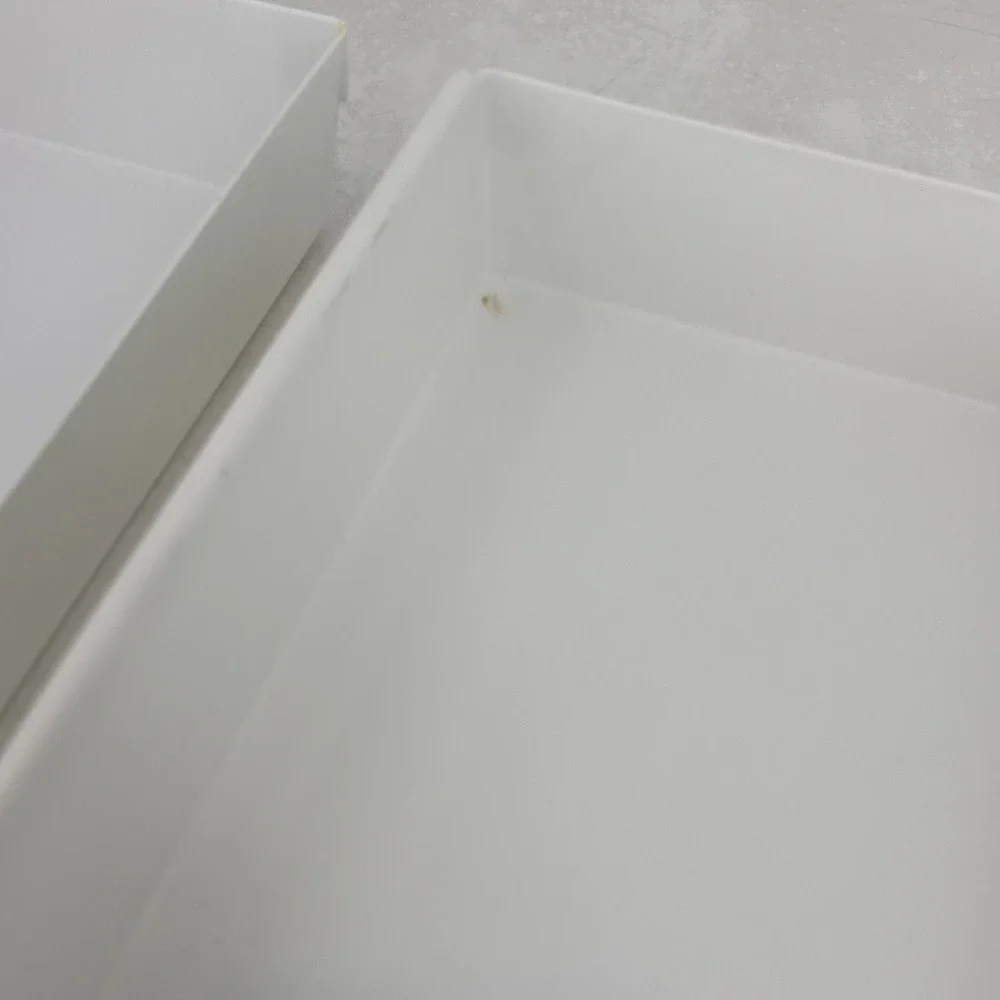Rubbermaid Vintage Drawer Organizer - 15 x 6 x 2 White # 2918 Lot Of 2